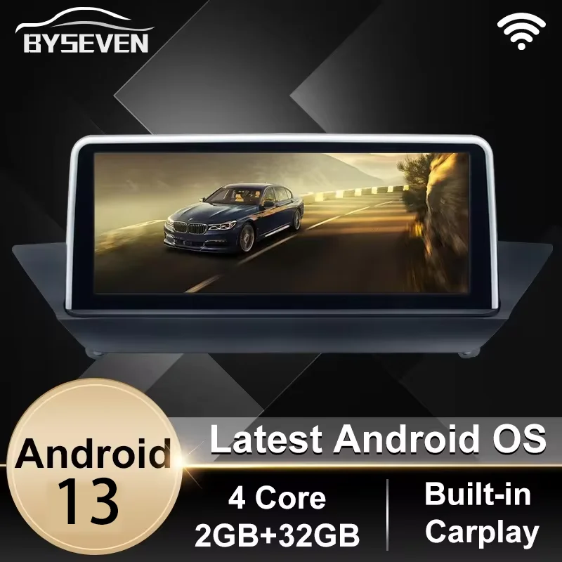 Byseven Android 13 For BMW X1 E84 2009-2015 Car Multimedia Video Player Car Radio Player GPS IPS DSP