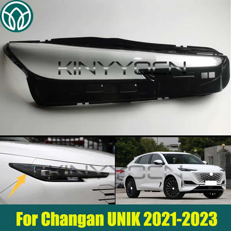

Car Headlight Cover Shell For Changan UNIK 22021 2022 2023 Transparent Head Light Lamp Lens Headlight Mask