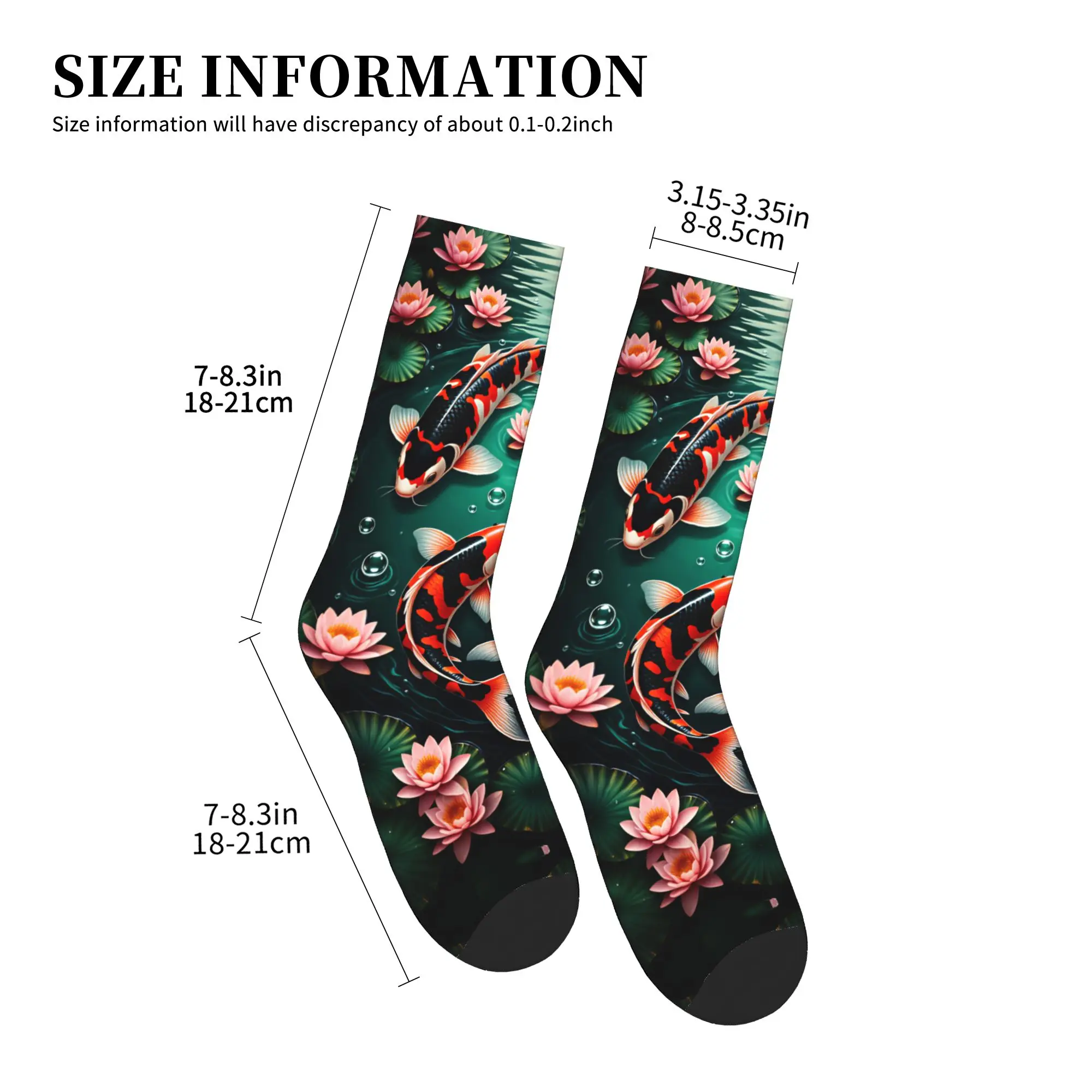 Drie Koi Lotus Dark Pond Feng - Dress Sock Men recensie en prijs