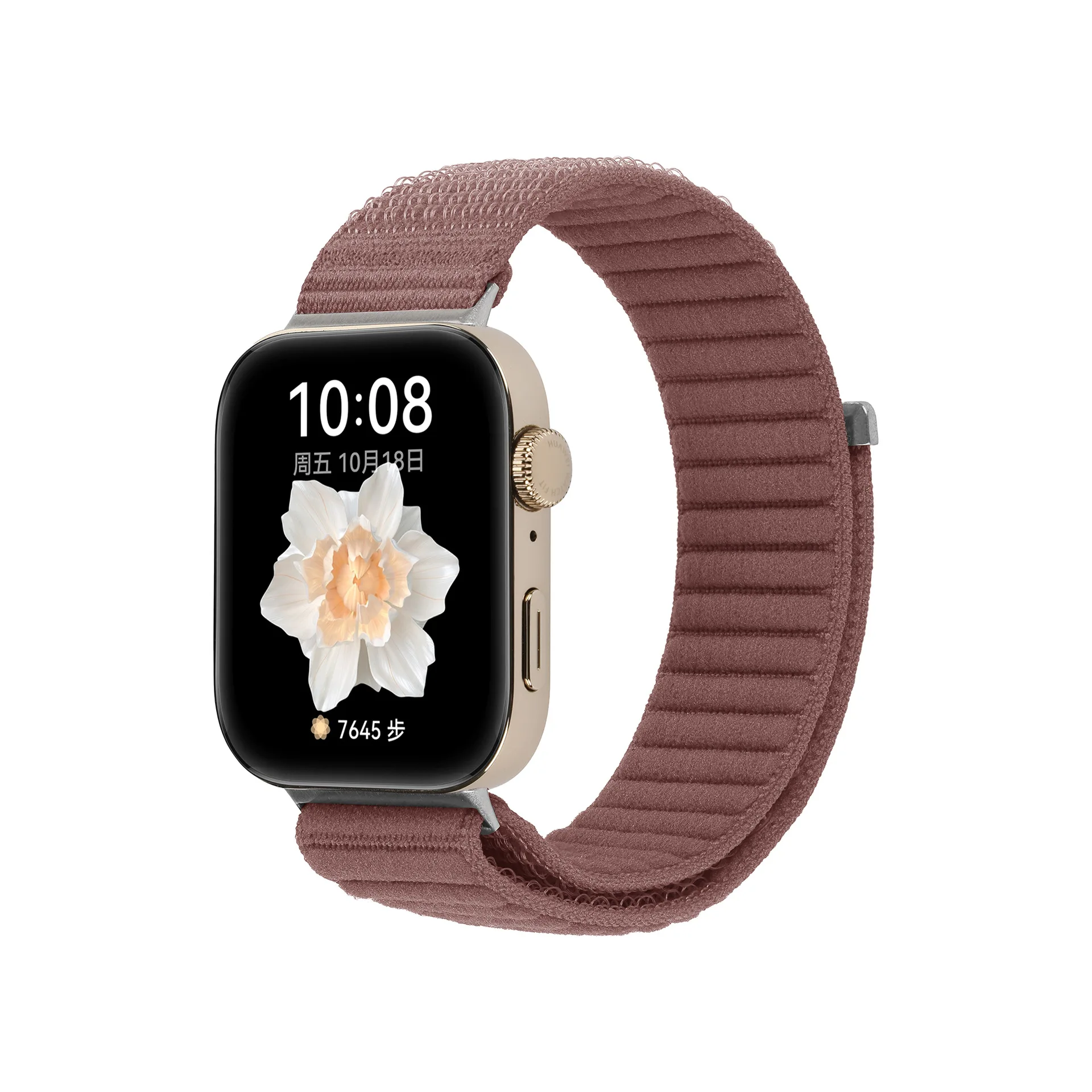 波状ナイロンループ時計ストラップスーツ Huawei 社時計 Fit3/4/4 プロ波状ナイロンストラップ金属コネクタ付き