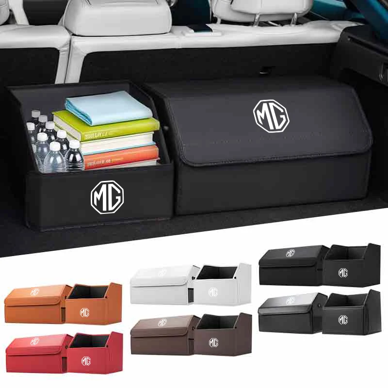 Car Trunk Organizer Tools Storage Box Tidying Case Accessories For Morris Garages MG 6 3 5 7 TF ZR ZS HS GS GT Hector RX5 RX8 35