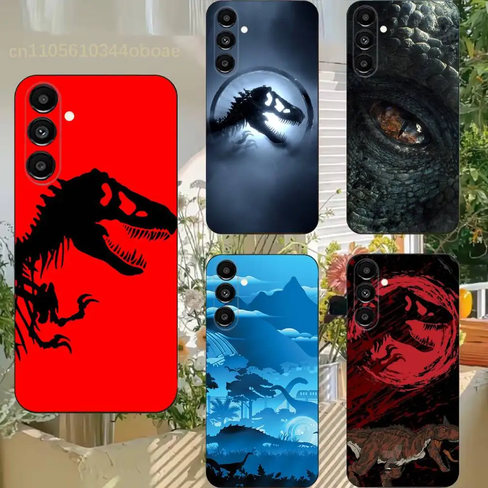

J-JurassicS P-Park Dinosaur Phone Case For Samsung S25,24,21,22,23,20,S30,Ultra,Plus, Fe,5G Silicone Cover