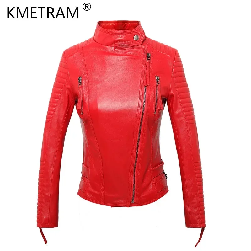 100% Echte Schapenvacht Dames Echt Leren Jack Korte Slanke Jassen Voor Vrouwen Kleding 2024 Bovenkleding Jaqueta De Coro 6633