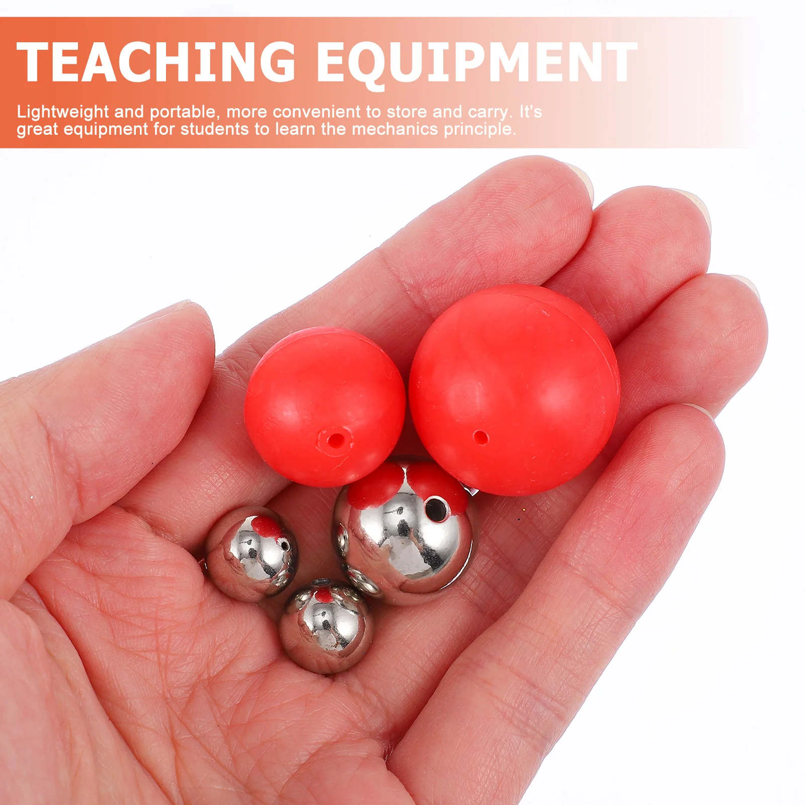 

1 комплект, группа с одним маятниковым шариком, высококачественный материал, инструмент для физических экспериментов для преподавания принципа механики, легкий вес