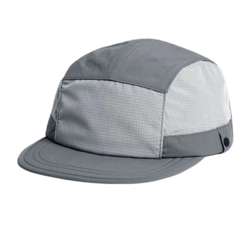 Quick Drying Short Brim Cycling Cap Breathable Cotton Men Women Bicycle Baseball Caps Colorblock Outdoor Sunshade Sports Hat