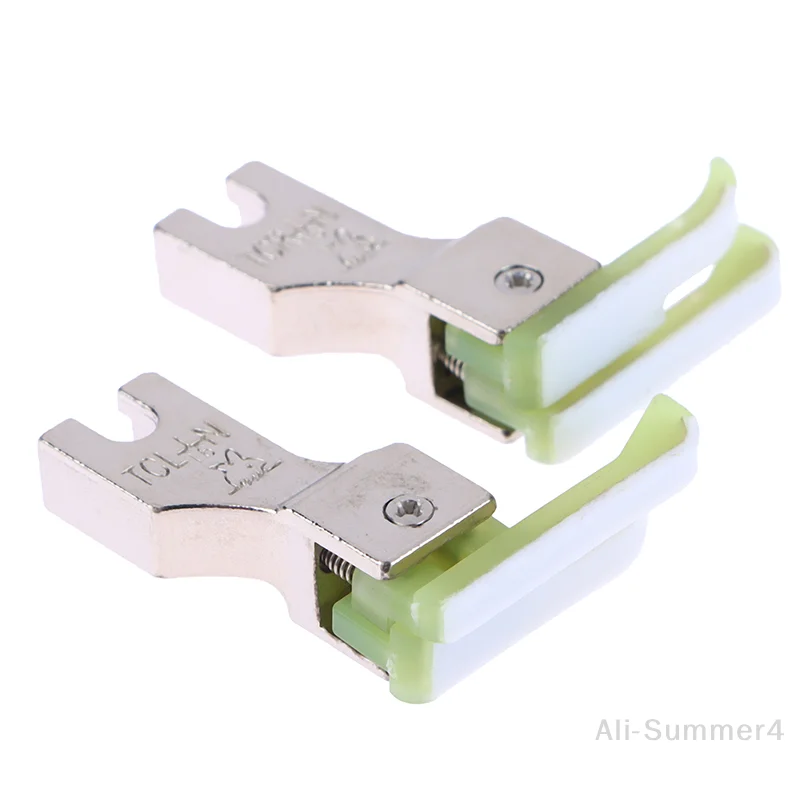 TCL TCR 1/16N يمين/يسار البلاستيك تعويض قطعة قدم الضغط في ماكينة خياطة الغرز المتشابكة الصناعية إبرة واحدة قطعة قدم الضغط في ماكينة الخياطة #5