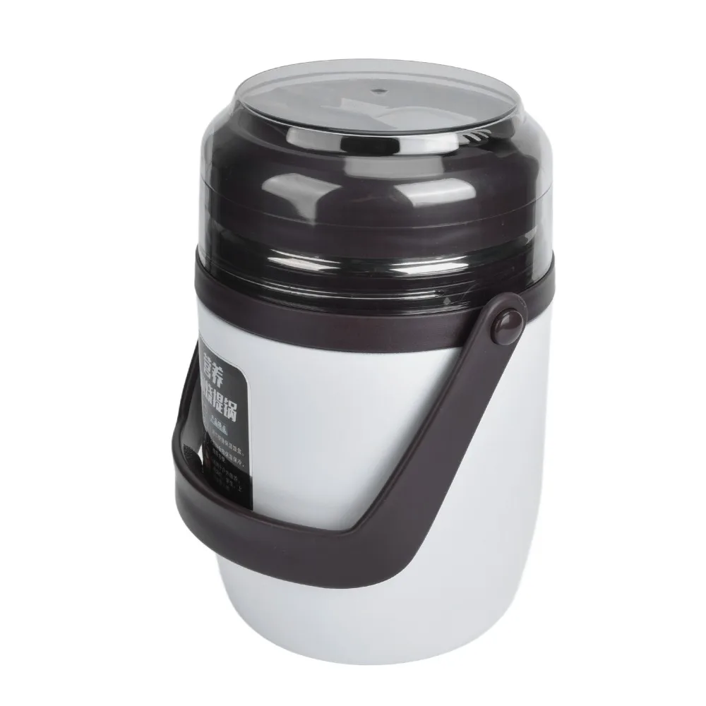 304 Stainless Steel Insulated Food Container 2L White/Green/Blue Thermal Lunch Box 2-Tier Insulated Food Jar For Office Worker