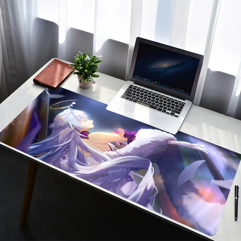 

Mouse Pad Laptop Non Slip Extended Desktop Mouse Mat PC Anime H-honkai Star Rail Robin Keyboard Pad Gaming Accessories Mousepad