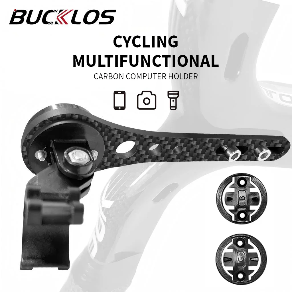 حامل عداد السرعة للدراجة من ألياف الكربون للكمبيوتر Garmin Sport Camera GPS Bike Bracket Road Gravel ملحقات الدراجة الهوائية