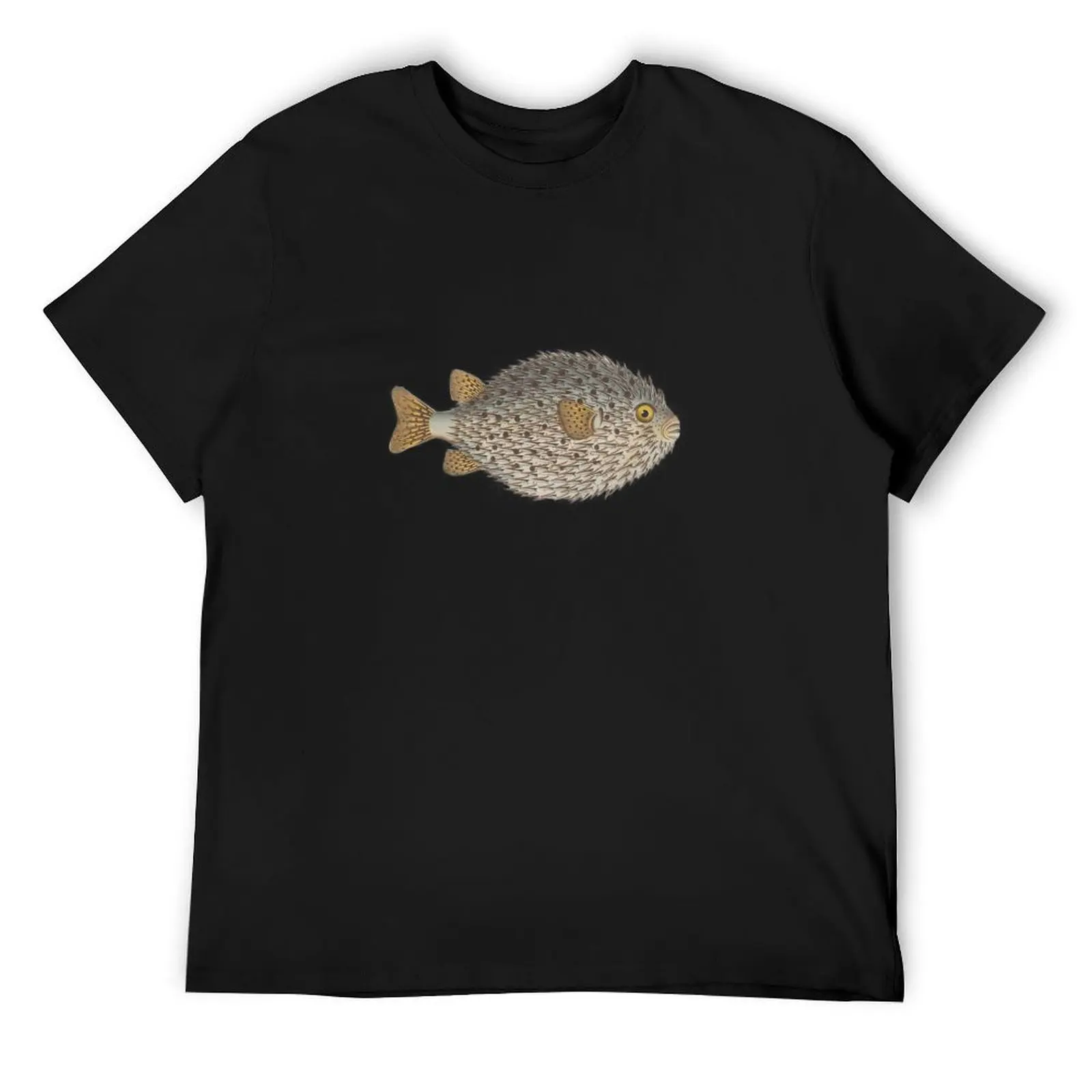 

Pufferfish Vintage Fish Marine Biology Natural History Scientific Illustration T-Shirt anime t shirts designer t shirt men
