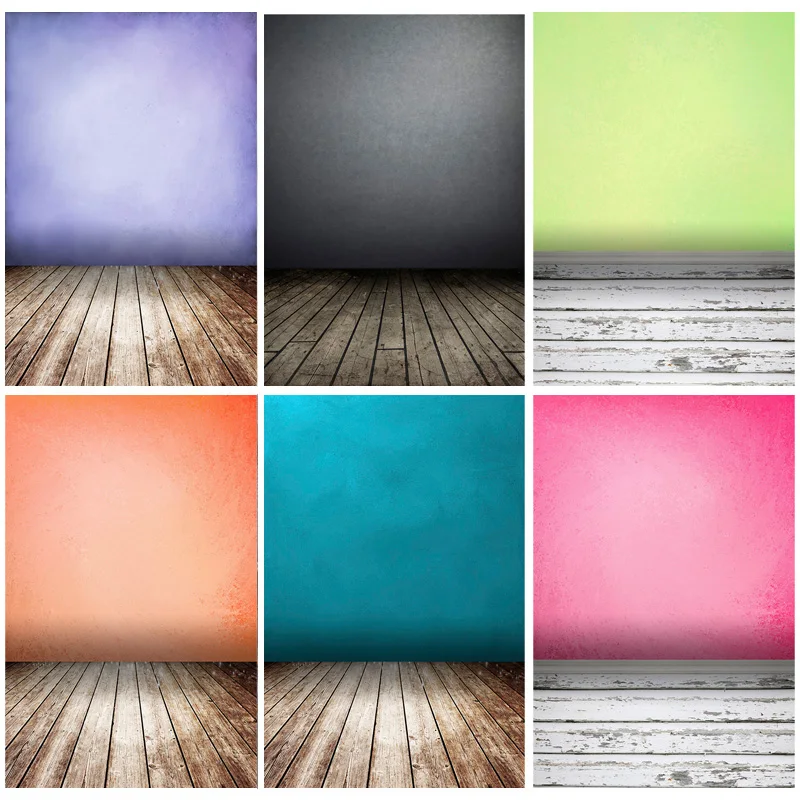 

SHUOZHIKE Old Vintage Solid Color Photography Backdrops Props Brick Wall Wooden Floor Baby Portrait Photo Backgrounds MB-03