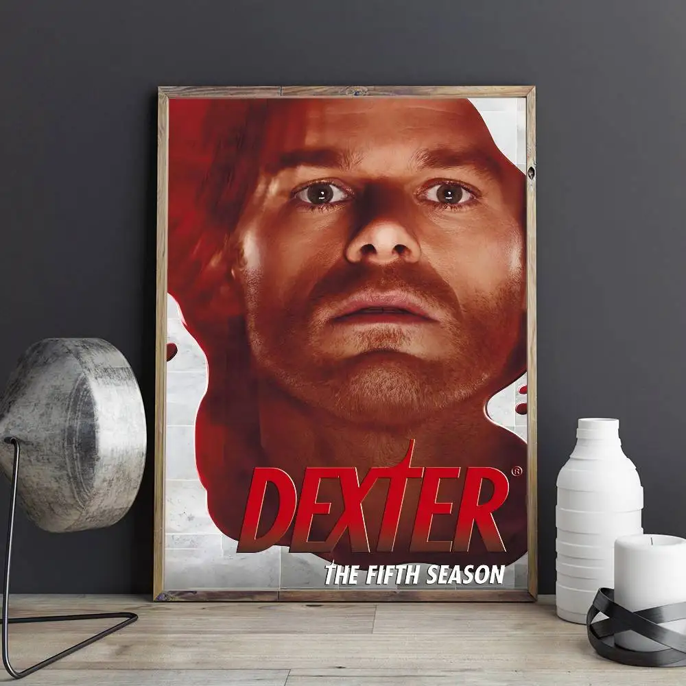 ديكستر الكلاسيكية خمر الملصقات ديكور اللوحة جدار الفن ورق الكرافت الأبيض Kawaii غرفة ديكور