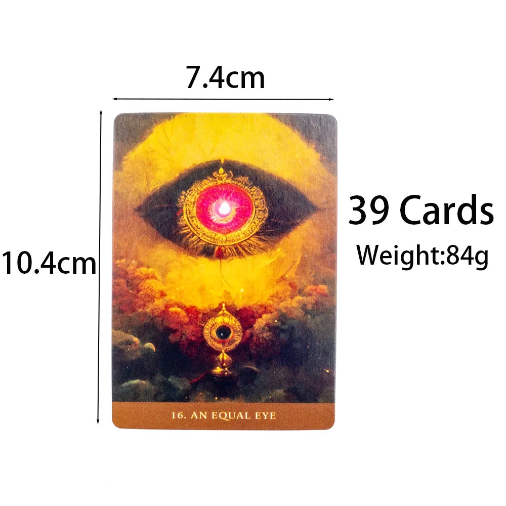 Path of Light Oracle 39 Card Deck Board Game Table Game For Party Party Healing & Self-Mastery Bhagavad Gita Wisdom