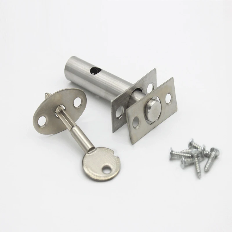 

Stainless Tube Well Door Lock Invisible Cross Key Lock Strong Weak Water Electricity Well Lock Hidden Fire Door Fireproof Lock