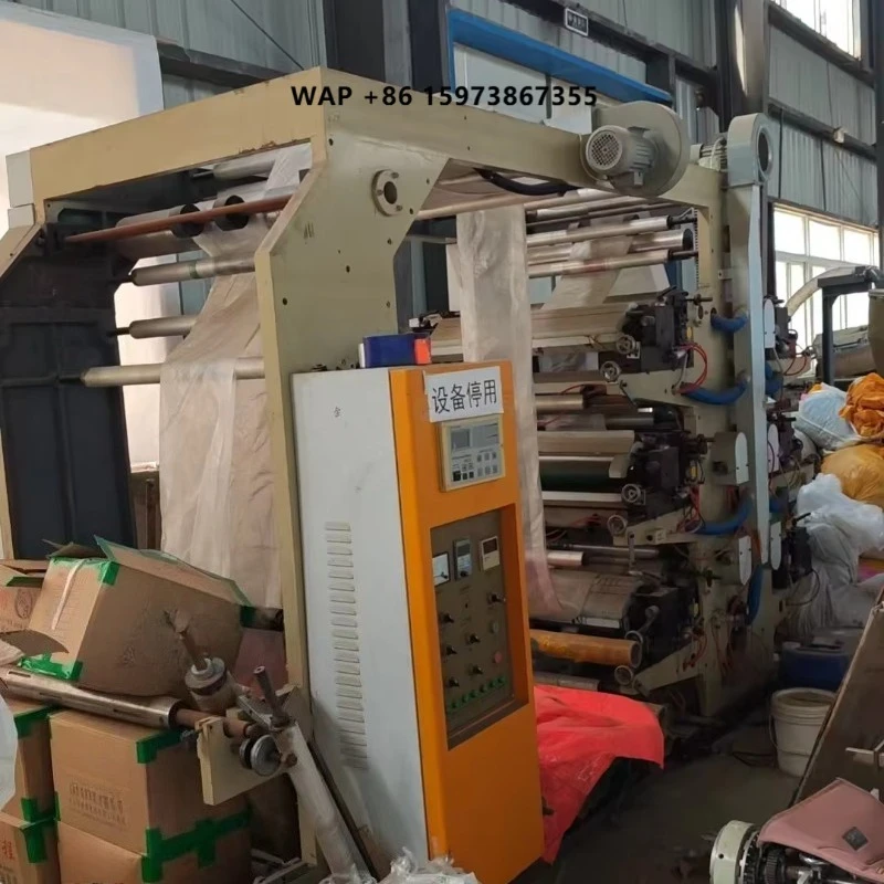 Printing Press Machines 1000 mm 6 Color Flexo Printing Machine 6-color Flexo Printing Machine