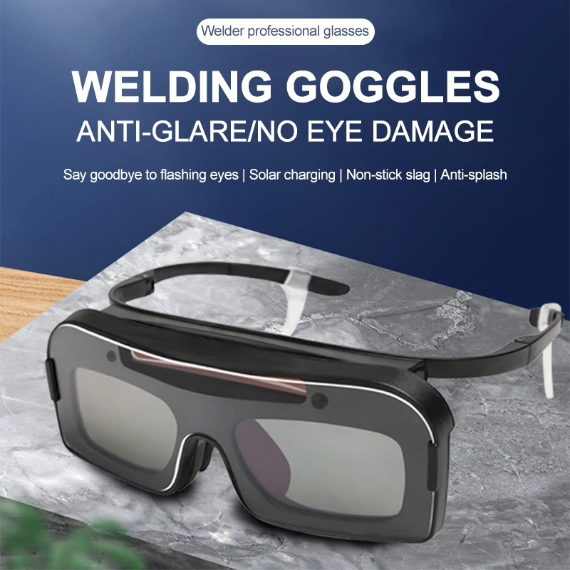 Automatic Dimming Welding Glasses Eyes Special Protective Anti-glare Argon Arc Welding Glasses Auto Darkening Goggles for Welder