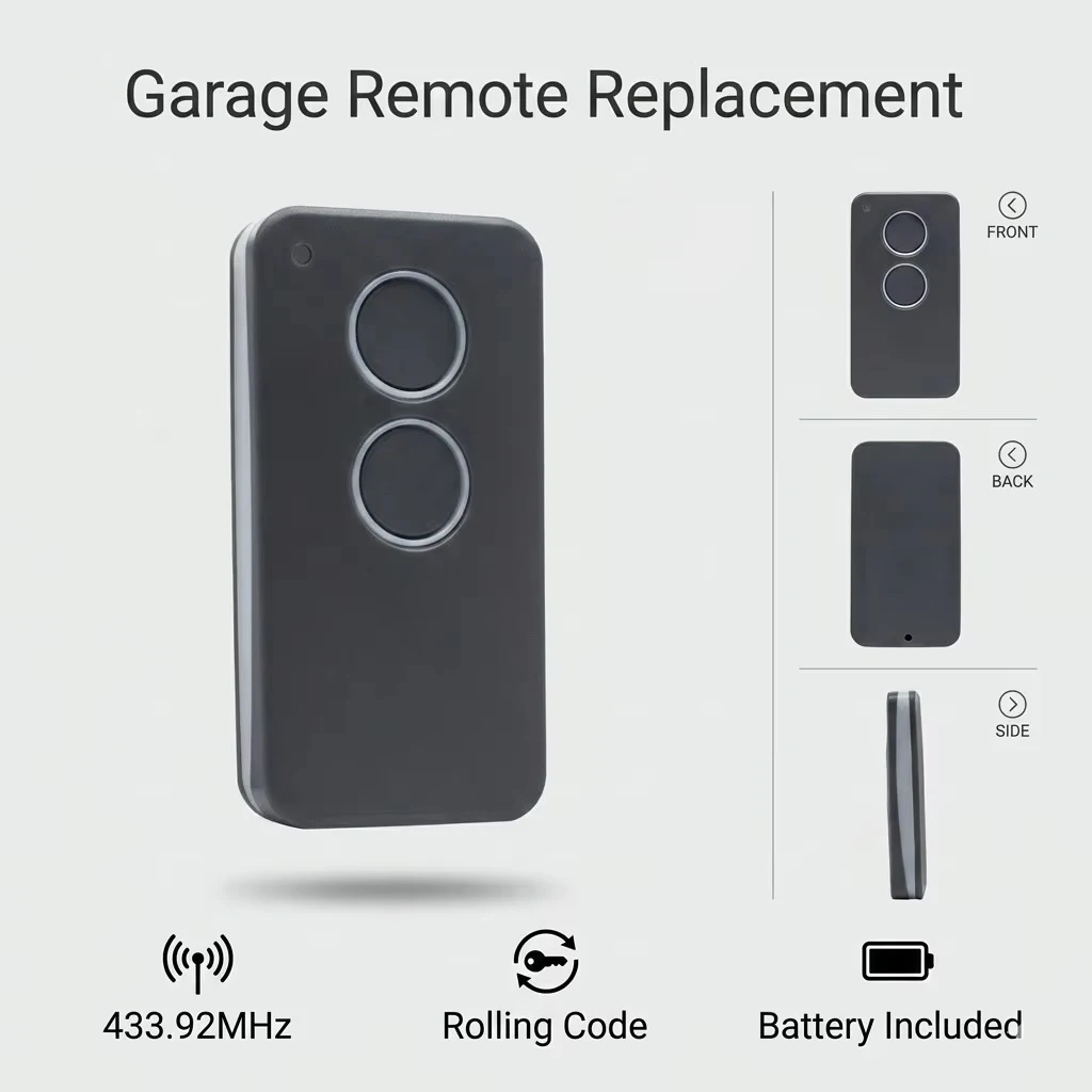 433.92MHz Duplicator Remote for PHOENIX2 PHOENIX4 PHOX 2 / PHOX4 TXC TRC4 TSC4 HANDY Clone Transmitter for Garage Gate Opener