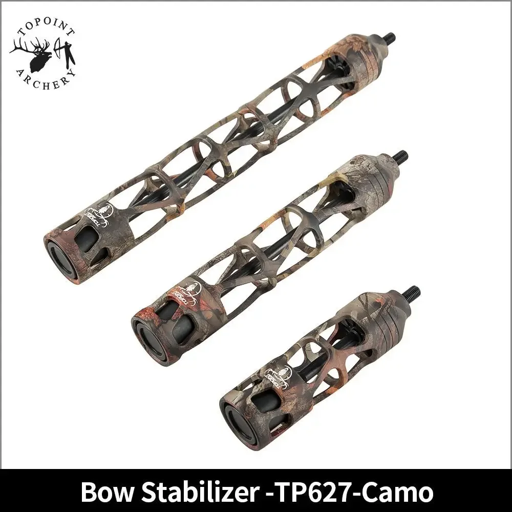 TP627 Archery Compound Bow Stabilizer 5/8/11 inch CNC Absorber Silencer Vibration Reduce Noise Recurve Bow Hunting Shooting