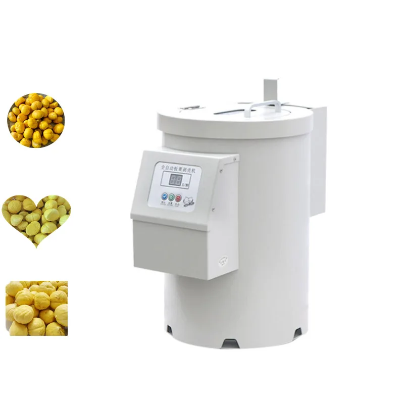 220v Chestnut Sheller Chestnut Peeling Machine Commercial Medium 8 Knives 550W Shelling And Peeling Chestnut Artifact