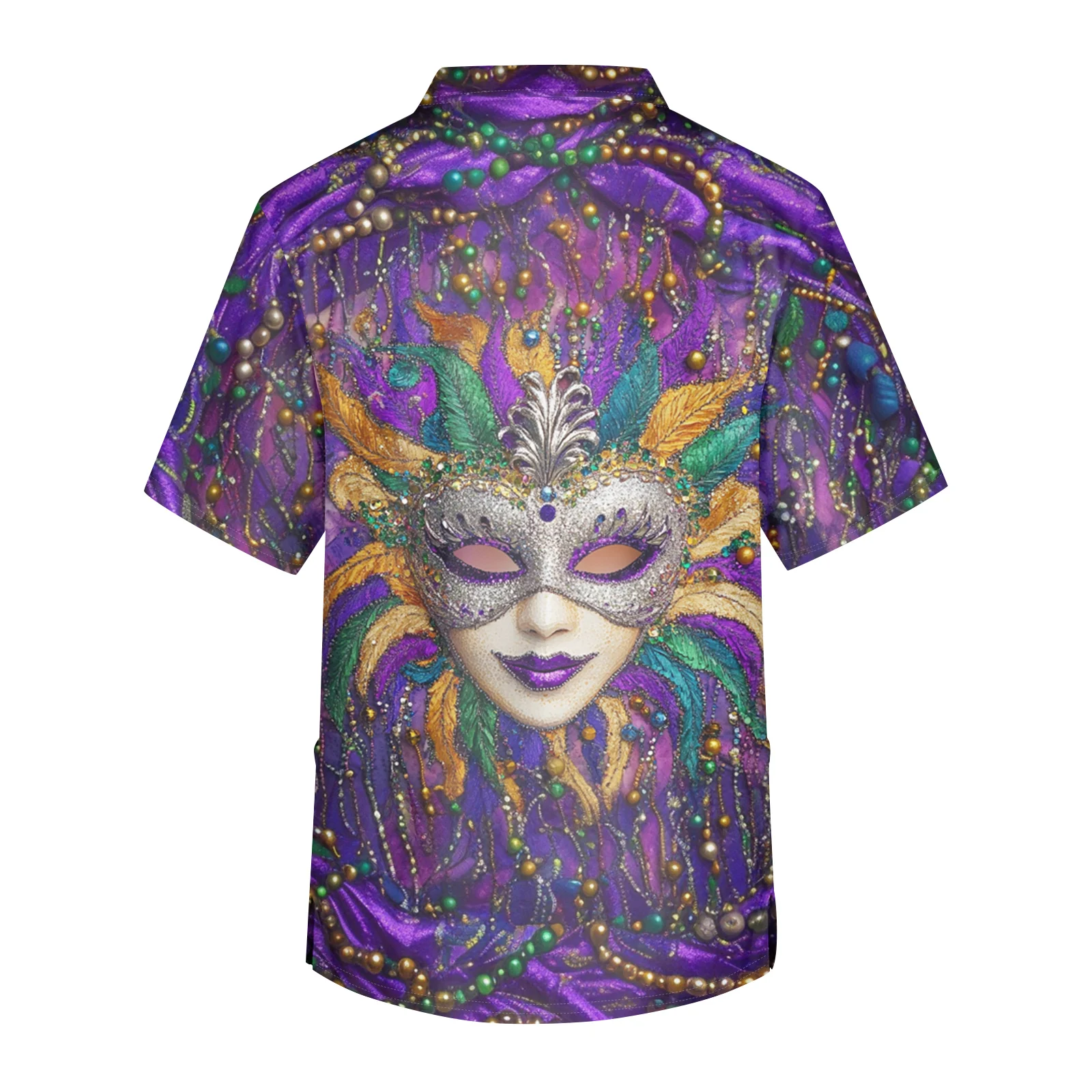 Uniforme d'infirmière à manches courtes et col en v, uniforme d'infirmière imprimé de carnaval, chemise à manches courtes pour hommes, veste de soignant de poche