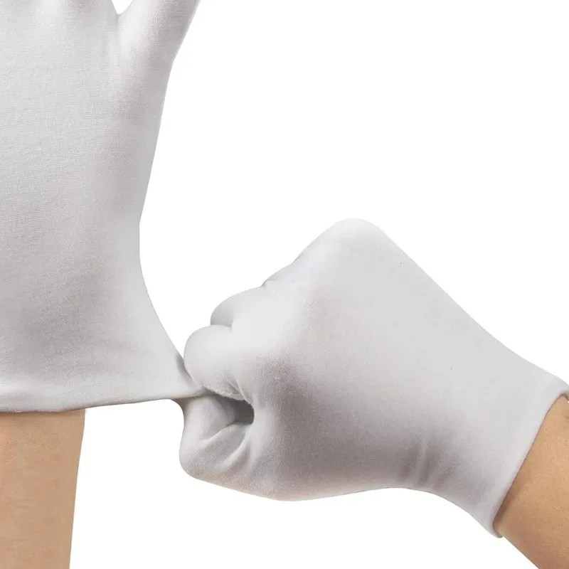 Sweat-absorbing Protective Glove Dermatitis Eczema Patients Cotton Gloves Lightweight Elastic Work Lining Mittens Cleaning Parts