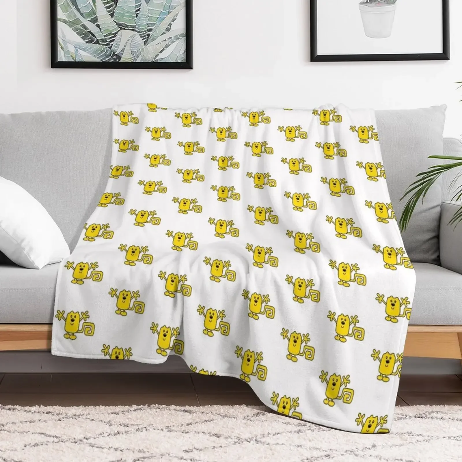 Wow Wow Wubbzy Throw Blanket Camping sofa bed Summer Personalized Gift Blankets