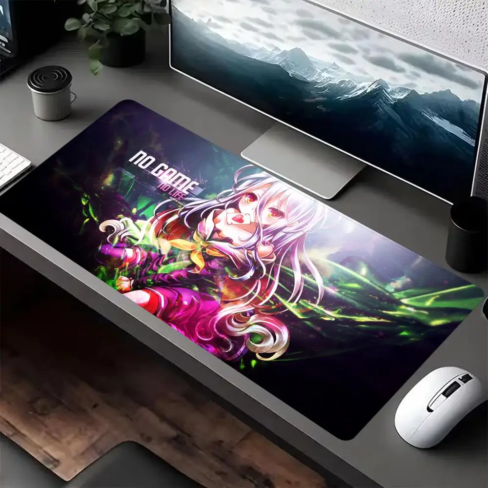 No Game No Life Mouse Pad Non Slip Extra Large Smooth Precise Tracking Durable Stitched Stable Grip Gaming Pad