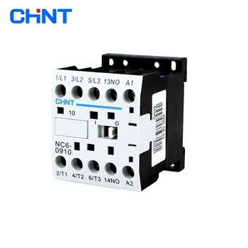 CHINT AC 접촉기 NXC-09M10 NC6-0910, 9A, 1NO, AC220V, 24V, 380V, 정상 개방 