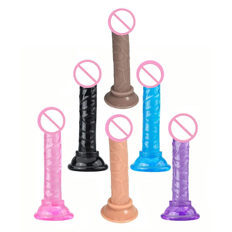 Soft Mini Dildo Realistic Penis Dick with Strong Suction Cup Anal Dildos for Women Man Erotic Sex Toys for female masturbation