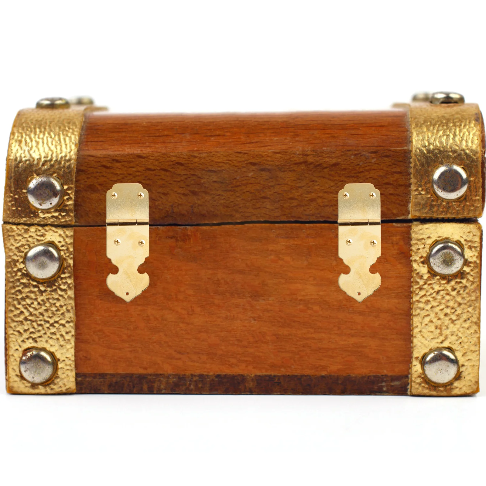 

2Pcs Copper Hinges High Strength Decorative Hardware for Gift Box Jewelry Box Wine Cabinet Drawer Wood Projects