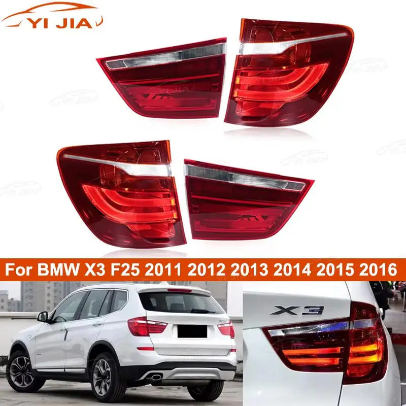 Car Taillight Assembly For BMW X3 F25 2011 2012 2013 2014 2015 2016 Car Rear Turn Signal Light Stop Brake Lamp Driving Fog Lamp