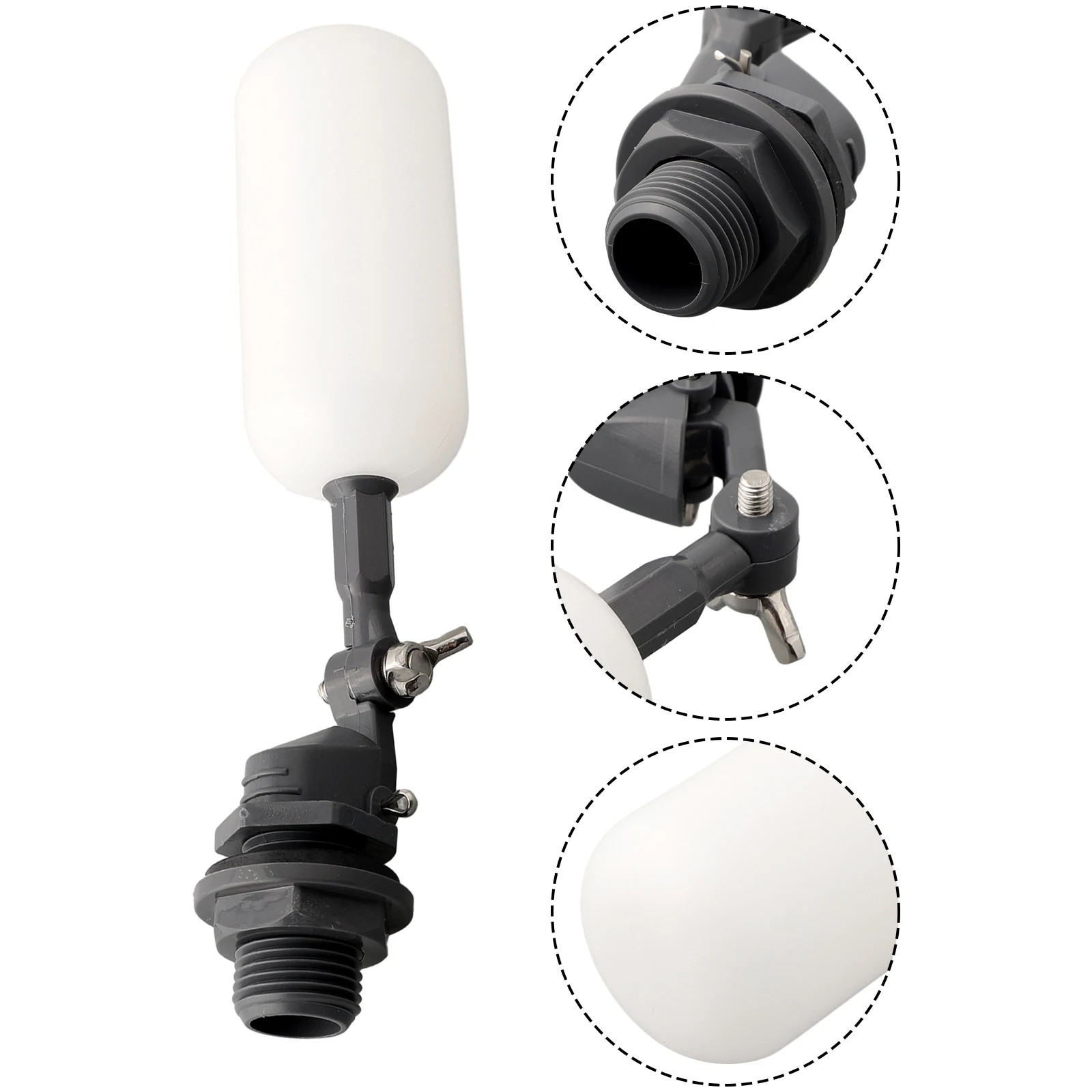 Replacement Parts Float Valve Home Large Water Flow Plastic Flexible Float Ball Valve Good Sealing High Efficiency