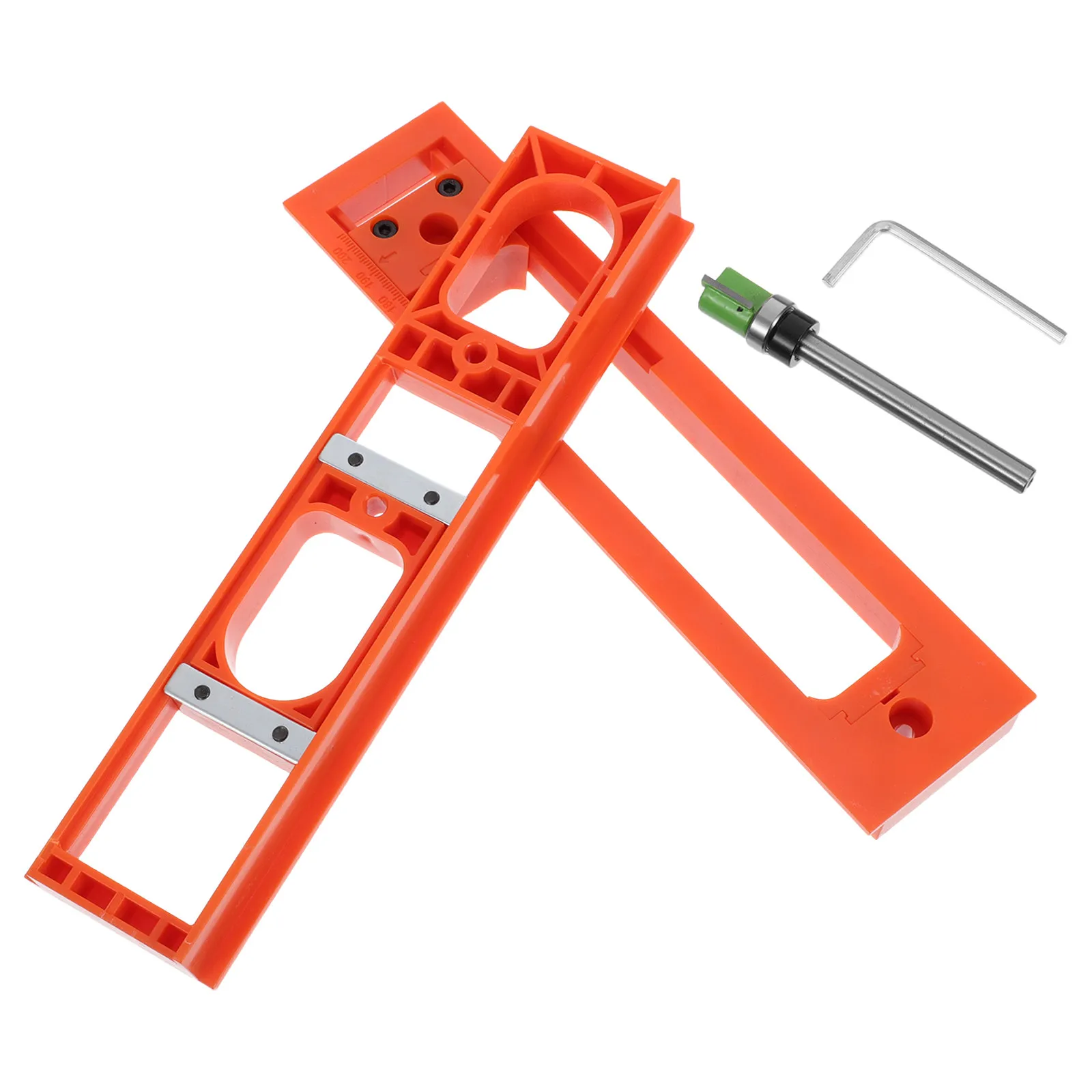 

Hidden Hinge Template 9 Invisible Door Hinge Router Guide Template for 30Mm Width Cabinet Hardware Installation Kit