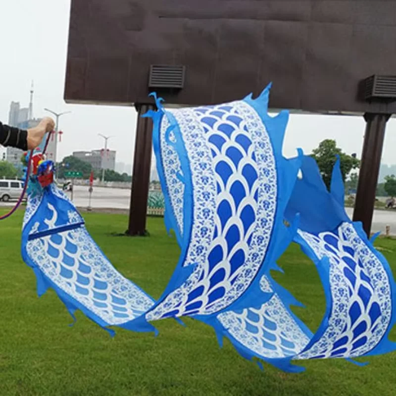 7/8 متر فوز نجاح فوري ملحقات شريط رقص التنين ذيل فقط (لا تشمل رأس التنين)