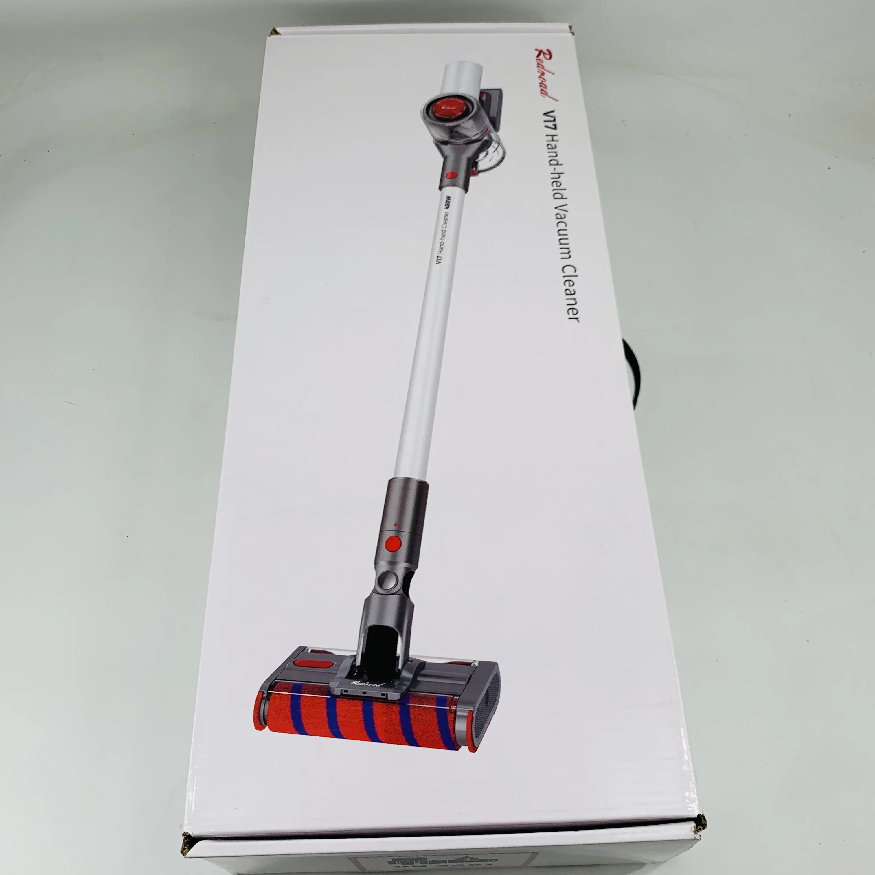 Redroad V17 Vacuum Cleaner Accessories Scraper Strip Water Box Rolling Brush Battery Fan Dust Cup Multi Cone Filter Metal Rod view 5