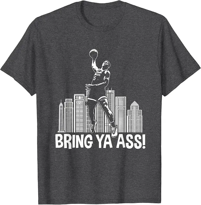 Minnesota 2024 Bring Ya Ass T-Shirt, Y2k Vintage Basketballspieler Grafik-Bekleidung für Damen und Herren, Kurzarm Weiches Baumwoll-T-Shirt – Detail 6