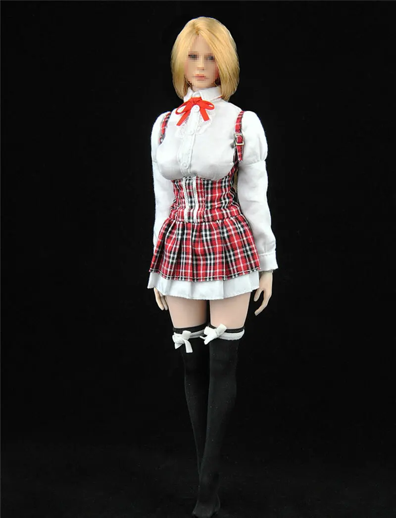

ZYTOYS 1/6th ZY5021 Women's Long Sleeve Burst-Chest Dress Model for 12" Doll