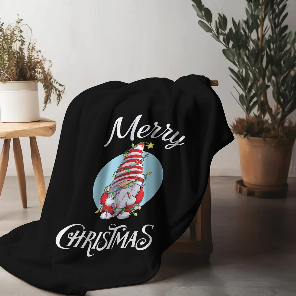 

Одеяло Tuniu с милым рождественским гномом-праздничный праздничный подарок для домашнего декора, украшение для дивана-кровати