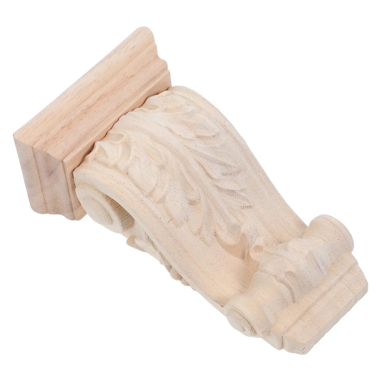 

Solid Wood Corbels : Carved Decorative Brackets Shelves Fireplaces European Style Trim For Walls Door Corners Unfinished