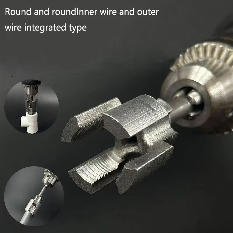 ~Integrated Internal And External Thread Pipe Threading Tool For 1/2-inch PPR Pipes With Taps And Dies For Thread Cutting