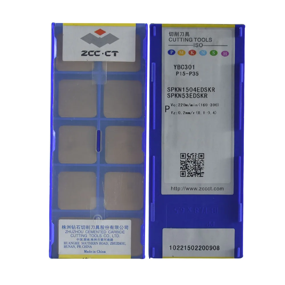 Original SPKN1504EDSKP YBC301 CNC Indexable คาร์ไบด์เครื่องตัดอุปกรณ์เจาะเหล็ก