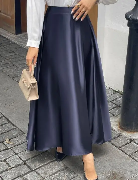 2025 Herfst/Winter Nieuwe Damesmode Elegant Temperament Hangende Lange Rok, Halve Rok, Dameskleding