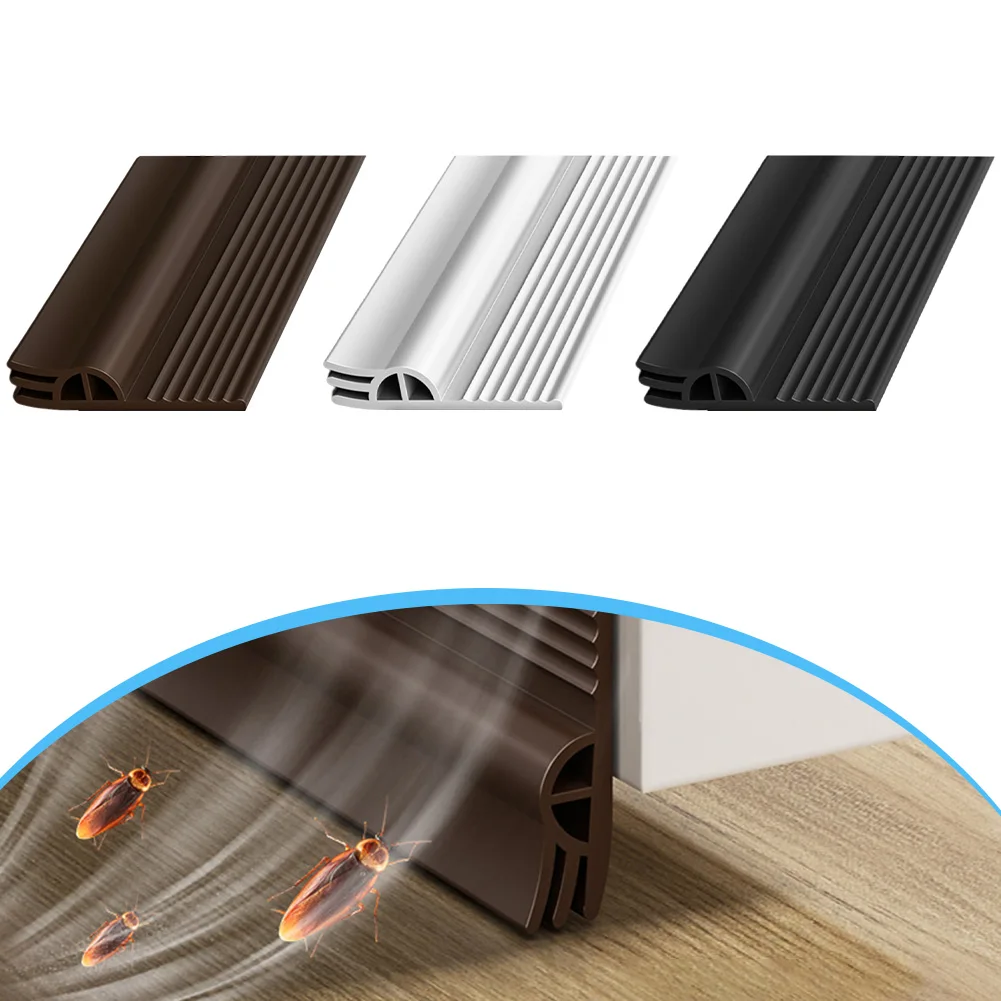 Air Leakage Stopper Door Bottom Seal Home Improvement Multi-purpose Door Strip Acrylic Adhesive Strip Three-layer Design