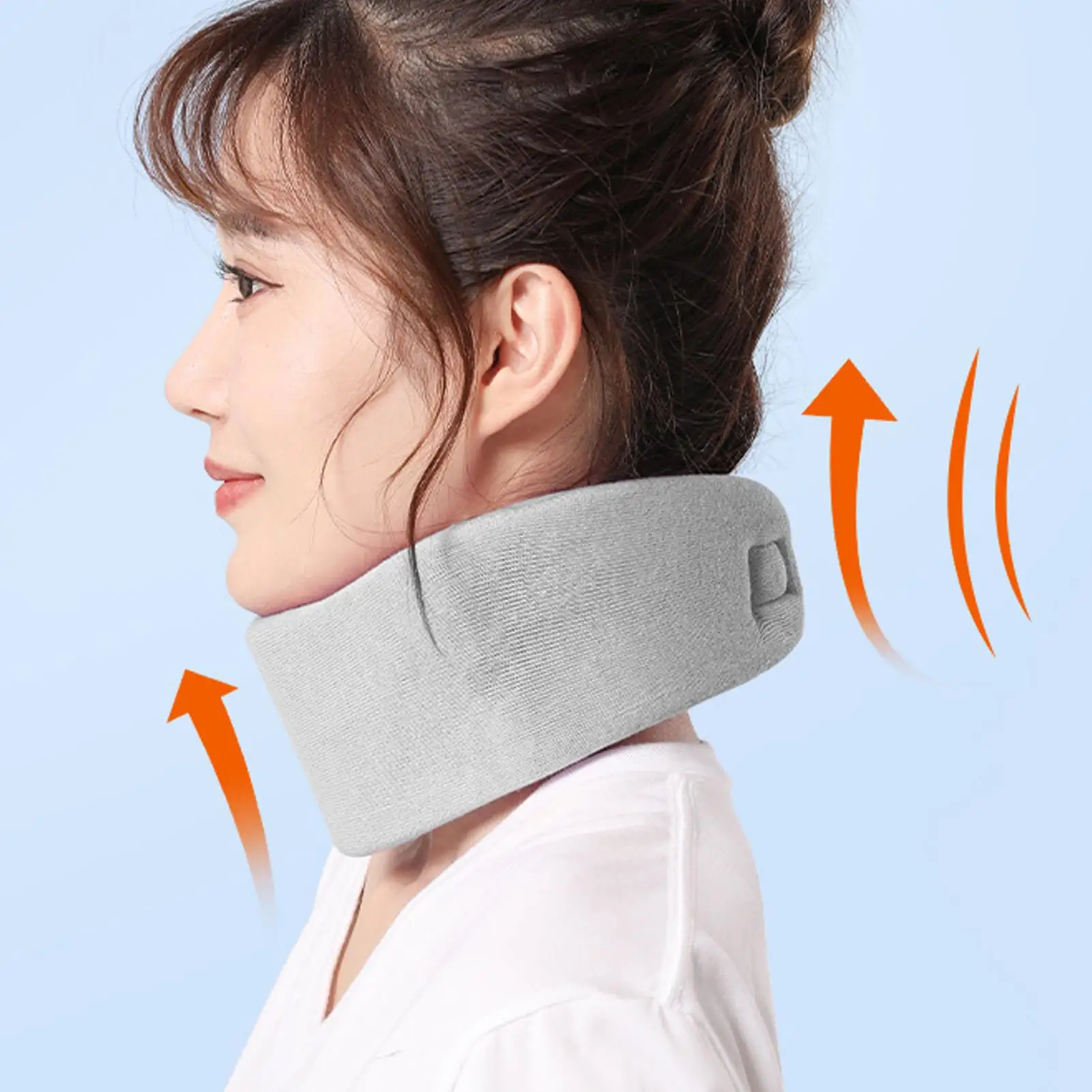 Breathable Nylon Neck Brace Pad - Comfortable Neck Protector for home Use