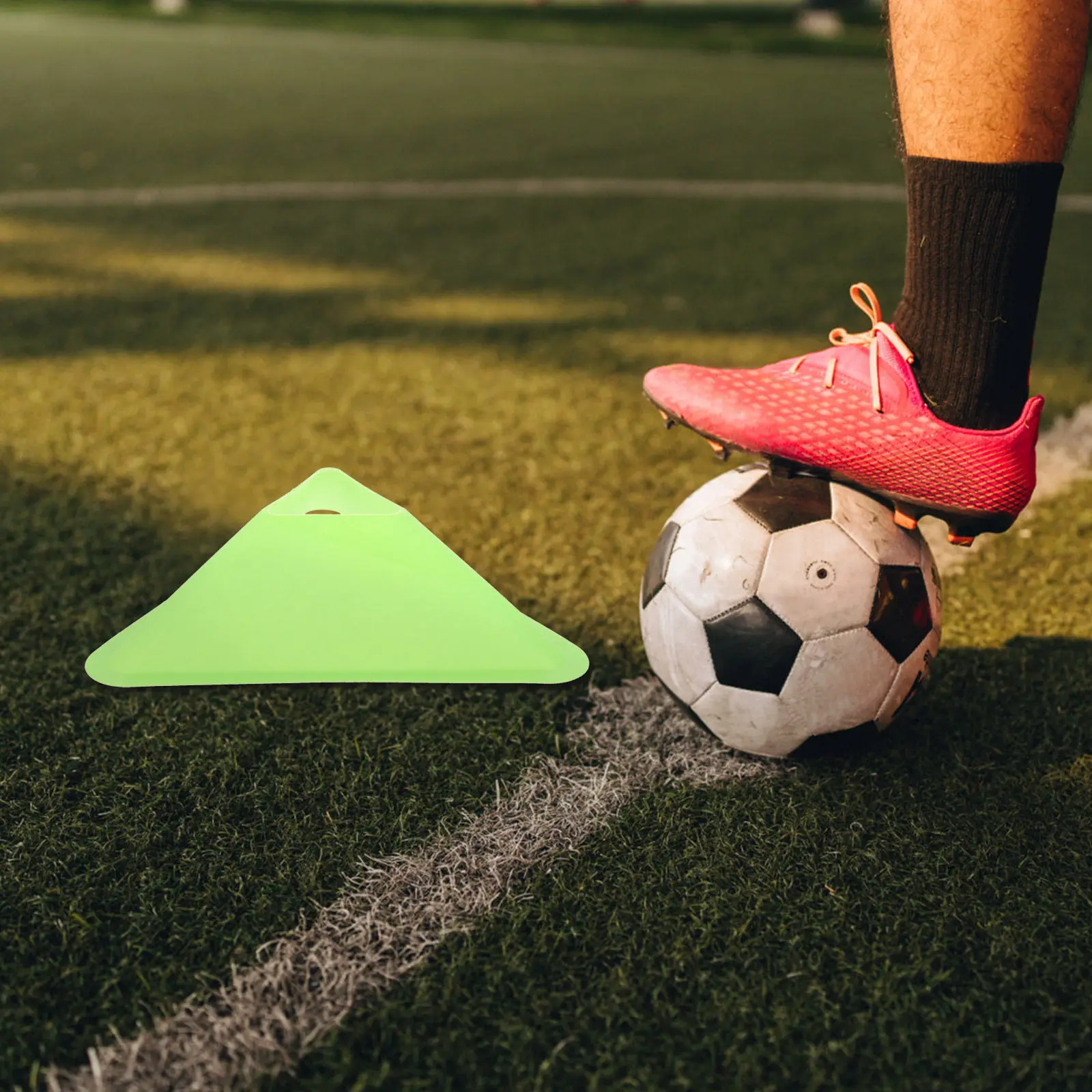 

Набор из 12 прочных портативных конусов для тренировок по футболу и баскетболу, для развития навыков, для использования на улице, спортивные конусы