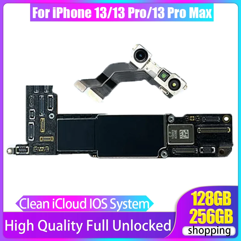 Fully Tested Authentic Motherboard For iPhone 13/13 Pro/13 Pro Max Unlocked Mainboard With Face ID Cleaned iCloud Fast Shipping