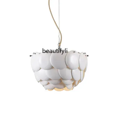 

Modern Minimalist Dining Room/Living Room Bedroom Office round Exhibition Hall Ceramic Pendant Lamp