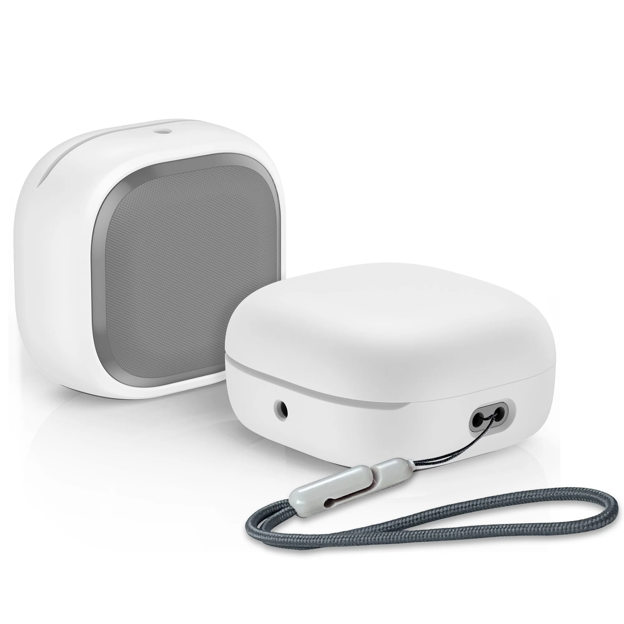 Beschermhoes voor Samsung Galaxy Buds FE, Buds2 Pro, Buds2, Buds Live, Buds Pro Case, harde hoes beschermhoes met draagkoord