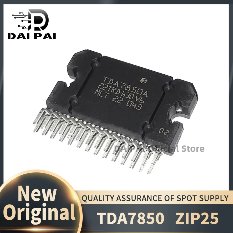 (5Pcs-10Pcs/Lot) 100% New original TDA7850 7850 4x50W ZIP25 Chipset