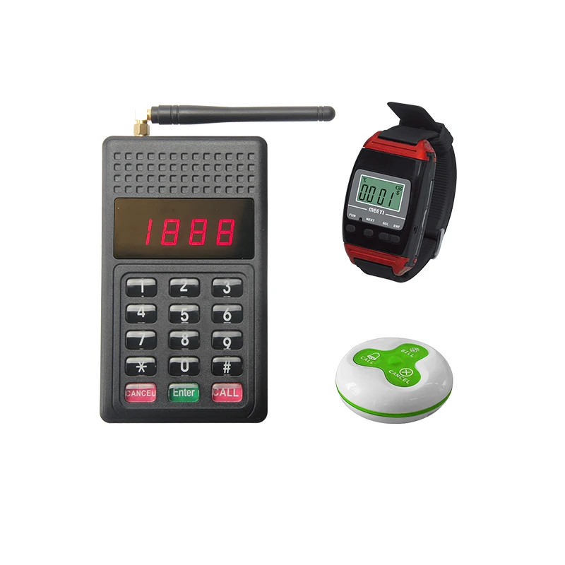 Wireless Restaurant Waiter Call Bell Kitchen Service Table Calling System